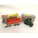 A Boxed Dinky Toys Leyland Dump Truck With Tilt Ca