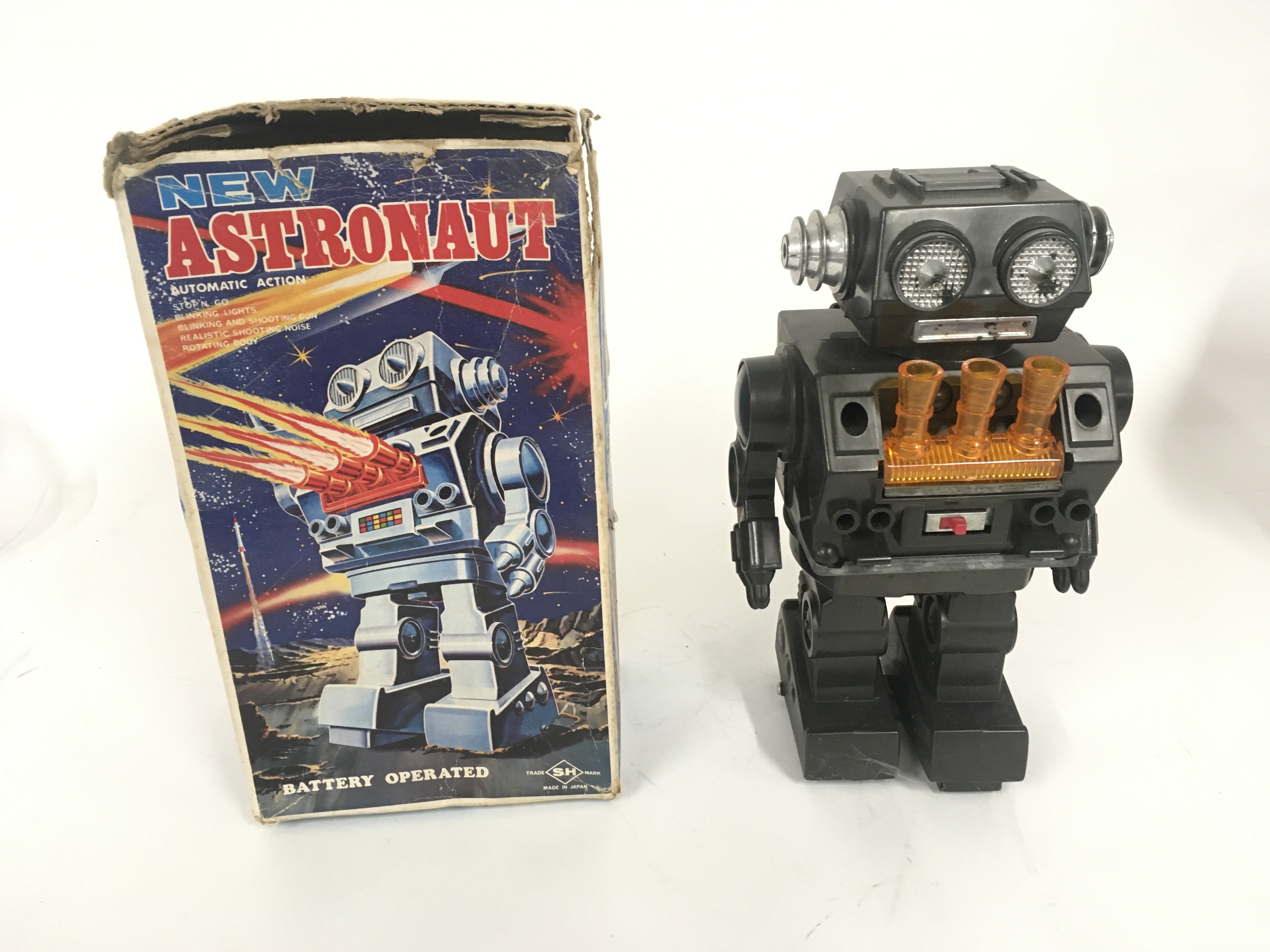 A boxed battery operated robot called ASTRONAUT it