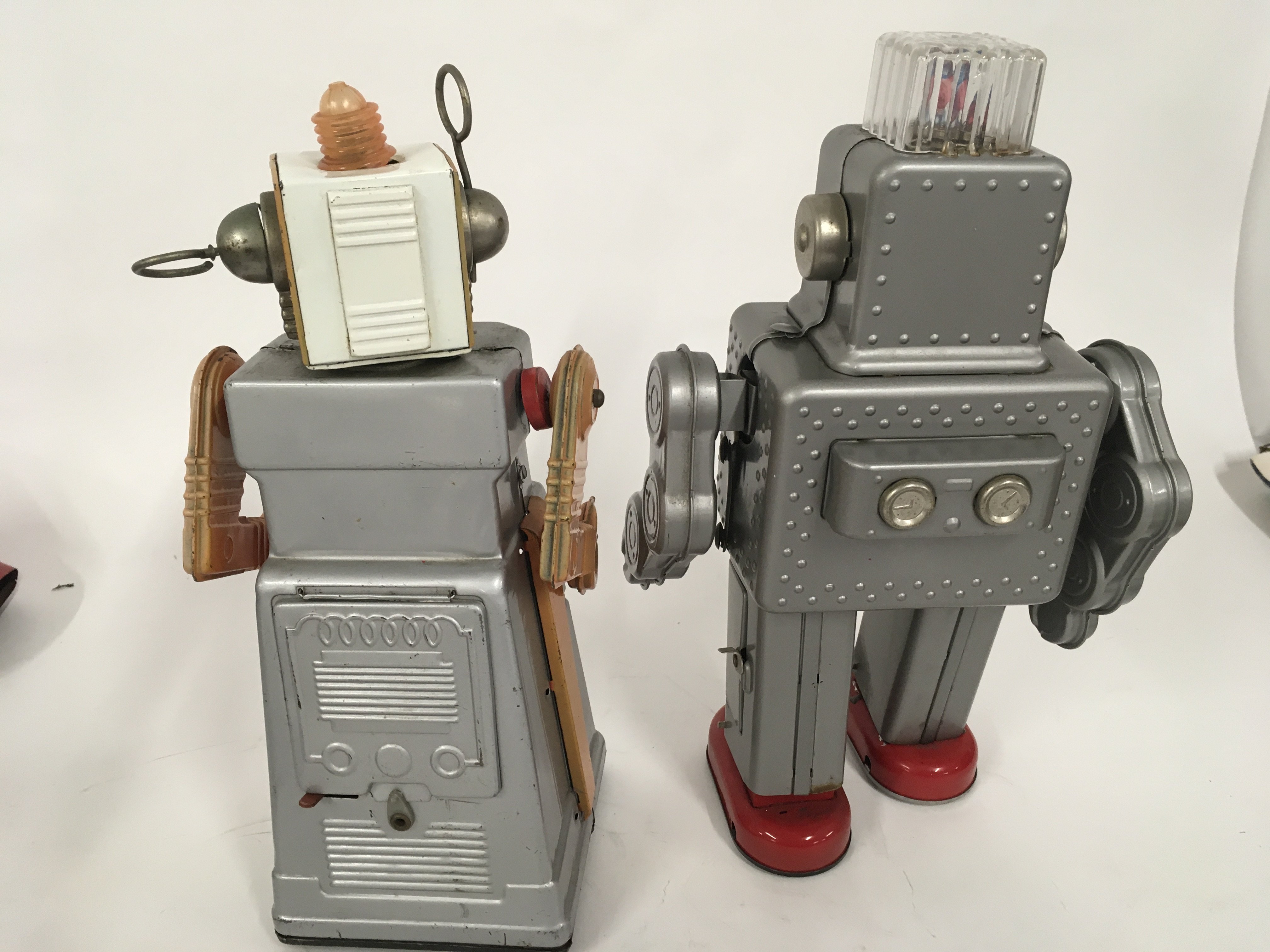 A pair of tinplate battery operated robots one mar - Image 4 of 4