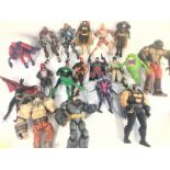 A Collection of various Figures Including Marvel A
