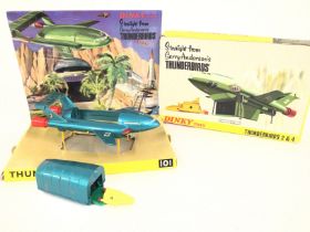 A Boxed Dinky Toys Thunderbirds 2 @ 4 #101