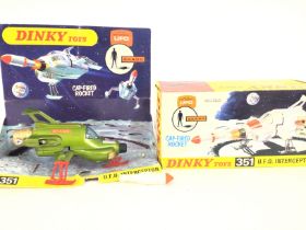 A Boxed Dinky Toys U.F.O. Interceptor. #351 Worn B