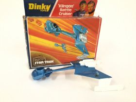 A Boxed Dinky Star Trek Klingon Cruiser #357. Miss