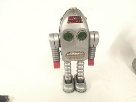 A tinplate battery operated robot called THUNDER R