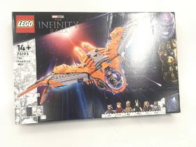 Boxed Lego set 76193. Marvel Studios The Infinity Saga.. THE GUARDIANS SHIP. Construction guide book