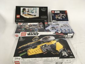 A Collection of 5 sealed and unopened Lego sets. Star Wars 75281. ANAKINS JEDI INTERCEPTOR. 40531