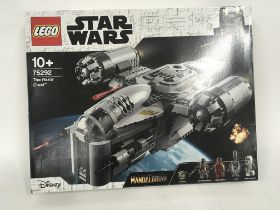 Boxed Lego set 75292 Star Wars THE RAZOR CREST. Previously assembled parts bagged and construction