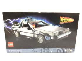 A Boxed And Sealed Back To The Future Time Machine #10300