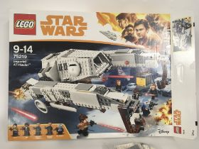 Boxed Lego set 75219 Star Wars IMPERIAL AT.HAULER. Previously assembled, parts bagged and