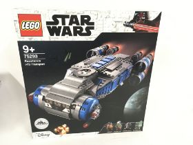 Sealed and unopened Lego set. Star Wars 75293 RESISTANCE I.TS TRANSPORT