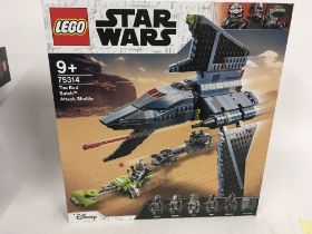 Sealed and unopened boxed Lego set. Star Wars 75314 THE BAD BATCH ATTACK SHUTTLE.