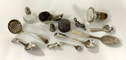 A good collection of silver and sterling silver it