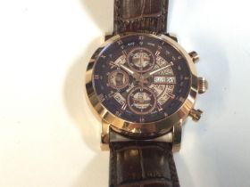An Earnshaw limited edition gents wristwatch. 40mm