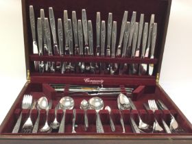 A cased collection of Community cutlery. Postage c