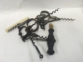 A small collection of vintage cork screws.- NO RES