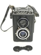 A vintage Lubitel 2 box camera, postage category C