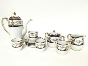 A Noritake coffee set, no obvious damage postage c