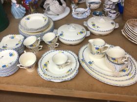 A Midwinter Art Deco pattern dinner service. Shipp