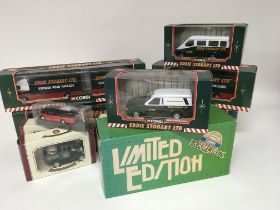 A collection of boxed die-cast Corgi lorries and v