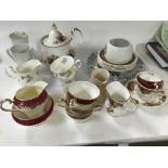 A collection of tea sets including pot tea sets an