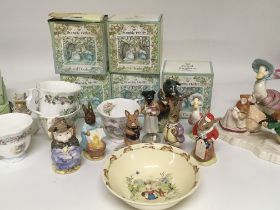 A collection of Royal Doulton and Beswick Beatrix