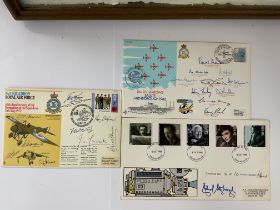 3 signed 1st day covers including 1 autographed by Richard Attenborough together with a collection