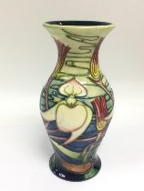 A Moorcroft vase in Orchid Arabesque pattern, appr