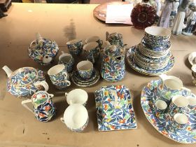 Royal Tudor ware Fantasy dinner and tea China set.