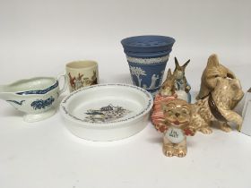 A collection of ceramics including an 18th Century
