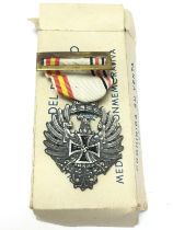 A WW2 Third Reich Spanish Blue Division Medal with