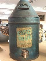 A vintage Esso Blue Paraffin oil can