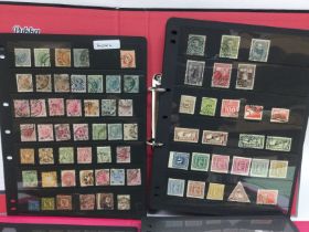 Ten albums of world postage stamps including Australia, Austria, Belgium, Canada, China and