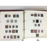 Six albums containing used GB postage stamps inclu