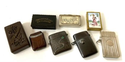 A good collection of vintage Vesta cases to includ