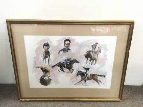 David Trundley original signed horseracing waterco