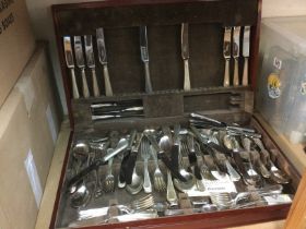 A canteen of Arthur Price silver plated cutlery. Shipping category D.