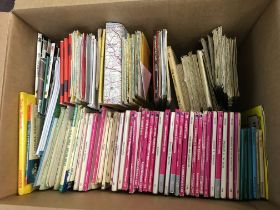 A box of maps from around the world.