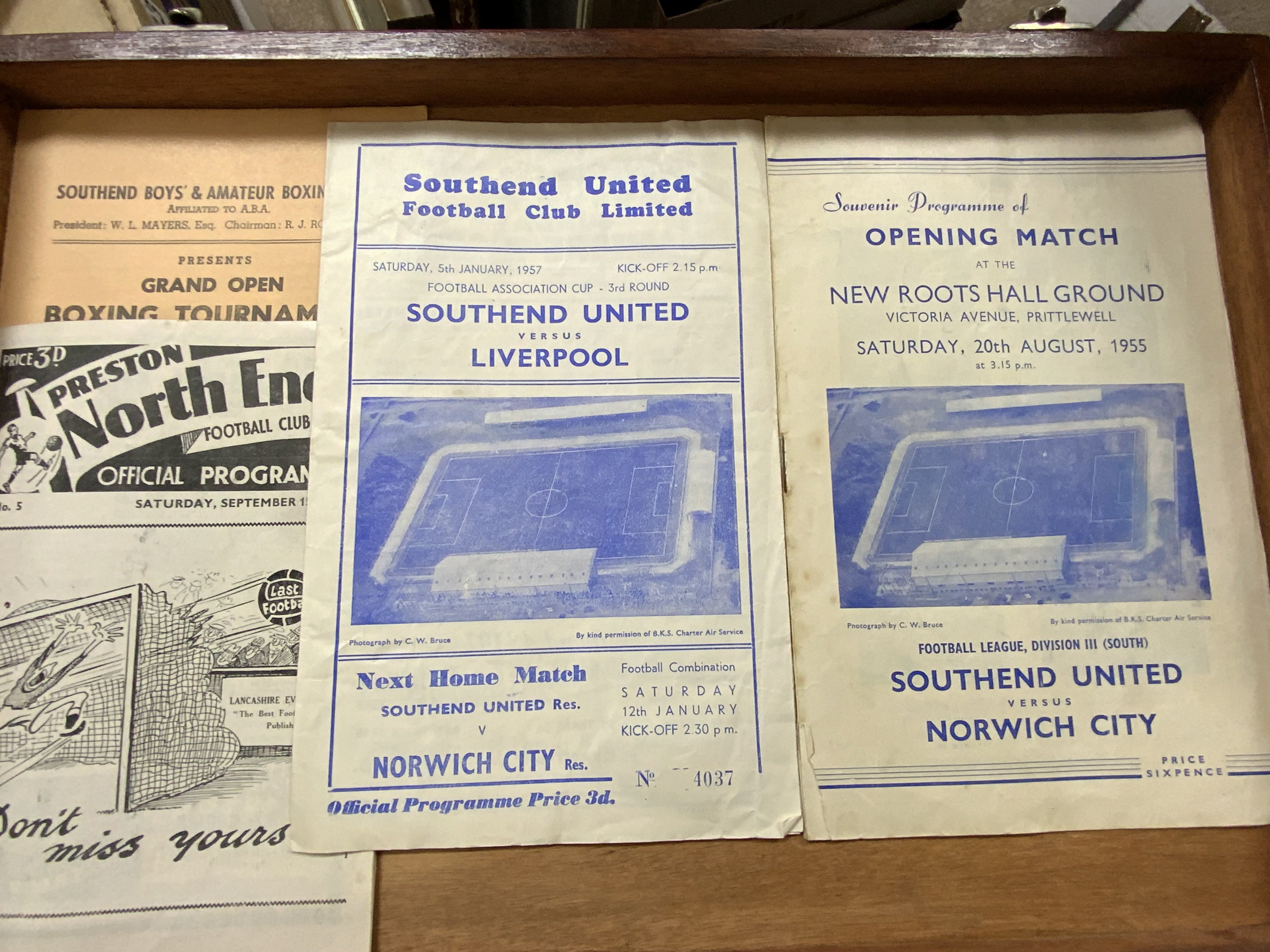 A case of football programmes, show brochure and n - Image 2 of 5