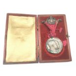 A Boxed Coronation Medal. King Edward VII.- NO RES