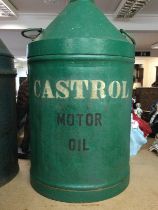 A vintage Castrol round 5 gallon oil can. Postage