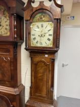 A 19th century long case clock maker James Dumvill