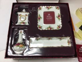 A royal Albert ceramic giftware set.