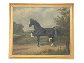 A framed painting titled Lord Kimberley 7536 by W