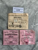 Tottenham FA Cup Football Tickets: 1956 FA cup sem