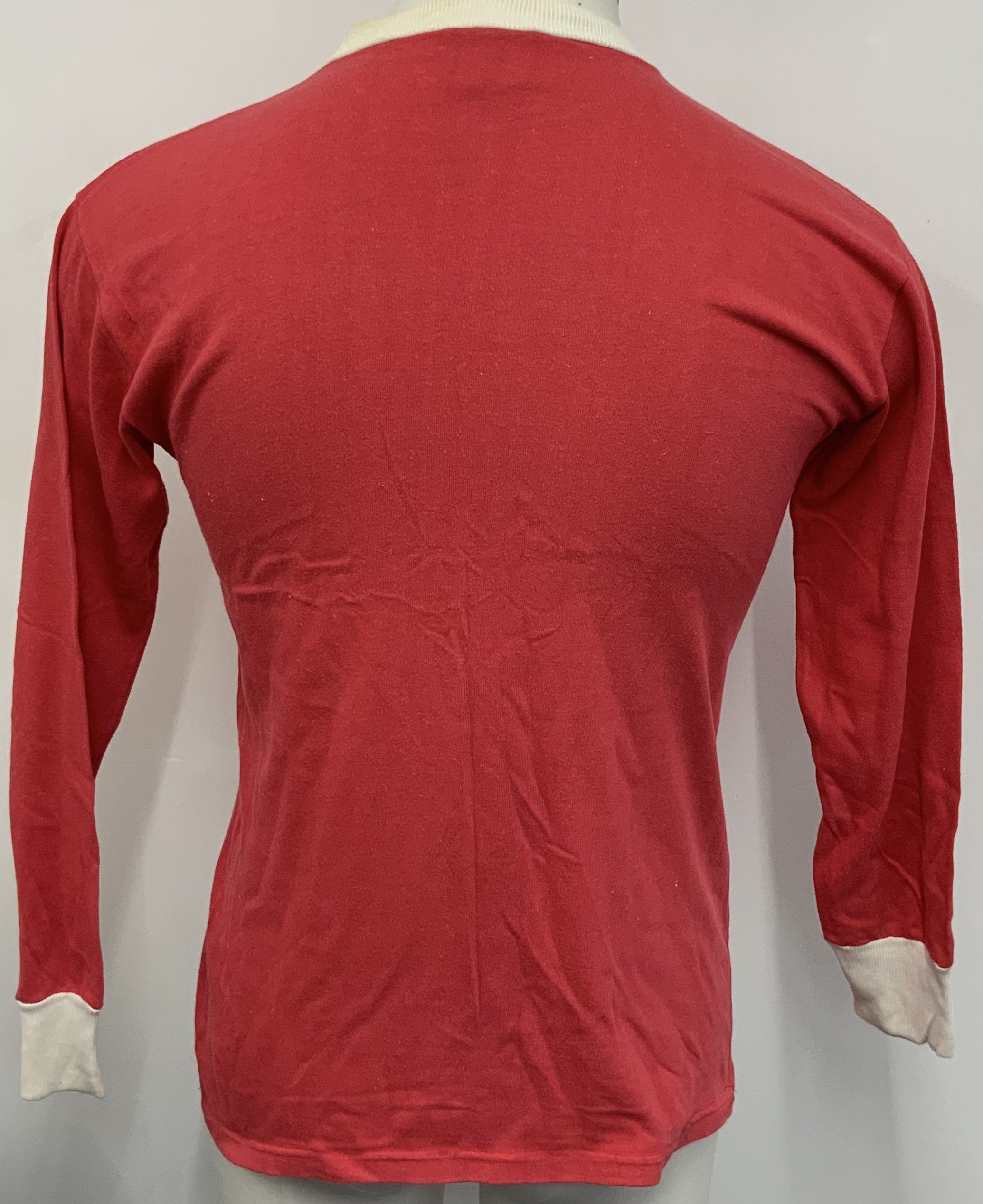 Switzerland Football Shirt: Red long sleeve with w - Image 2 of 3