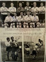 England 1960 Fully Signed Football Team Picture: T