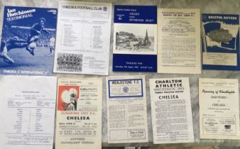 Chelsea Friendly Football Programmes: From the 60s