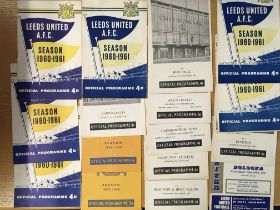 Leeds United Home Football Programmes: A couple of