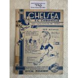 39/40 Chelsea v Brentford Postponed Football Progr