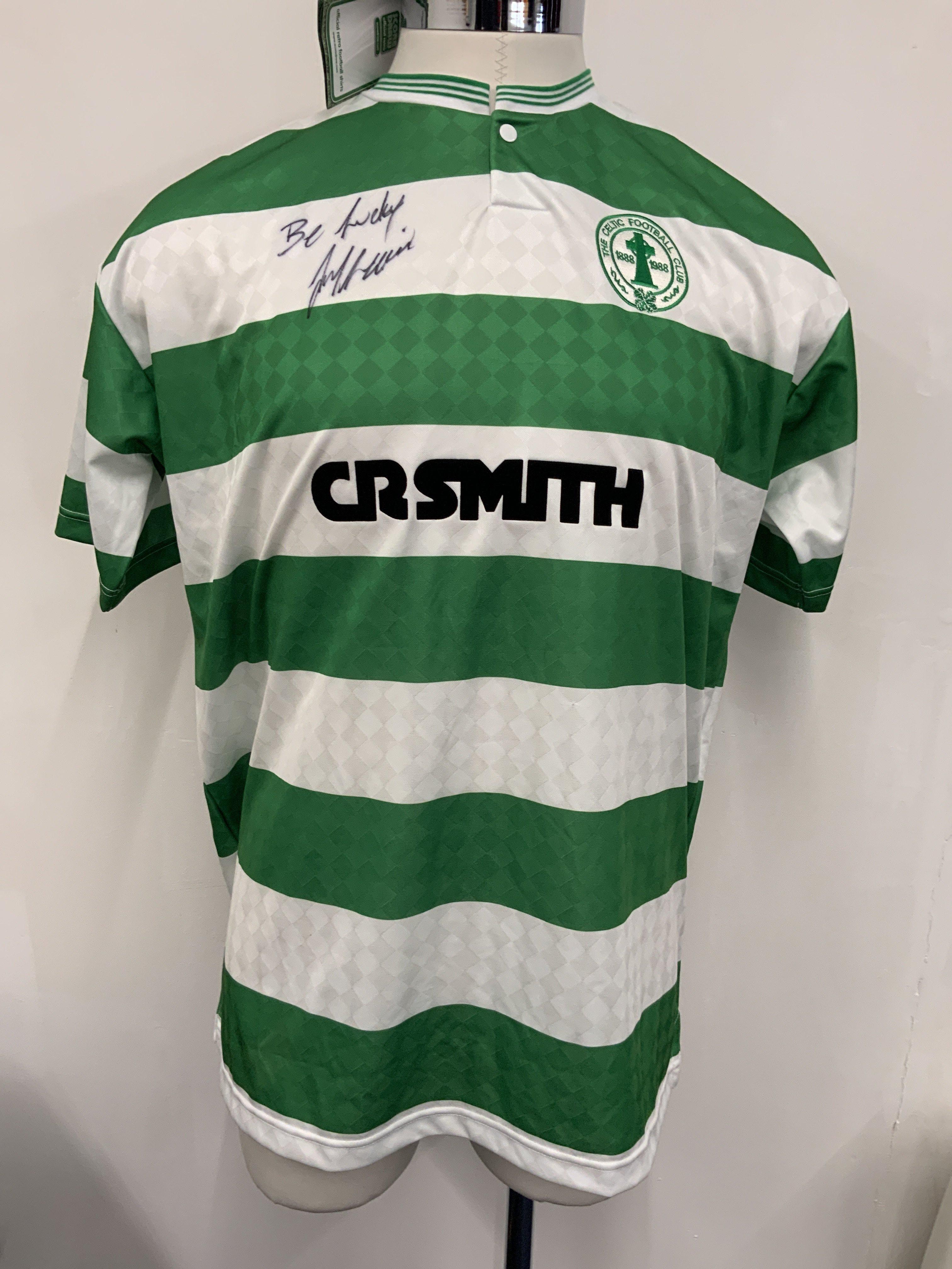 McAvennie Celtic Signed Football Shirts: Unused gr